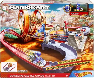 Hot Wheels Mario Kart Castle Bowser Playset GNM22