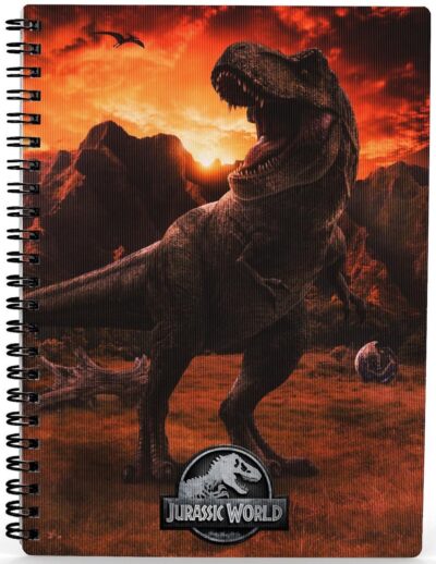 Jurassic World Into The Wild Lenticular A5 Notebook Bilježnica