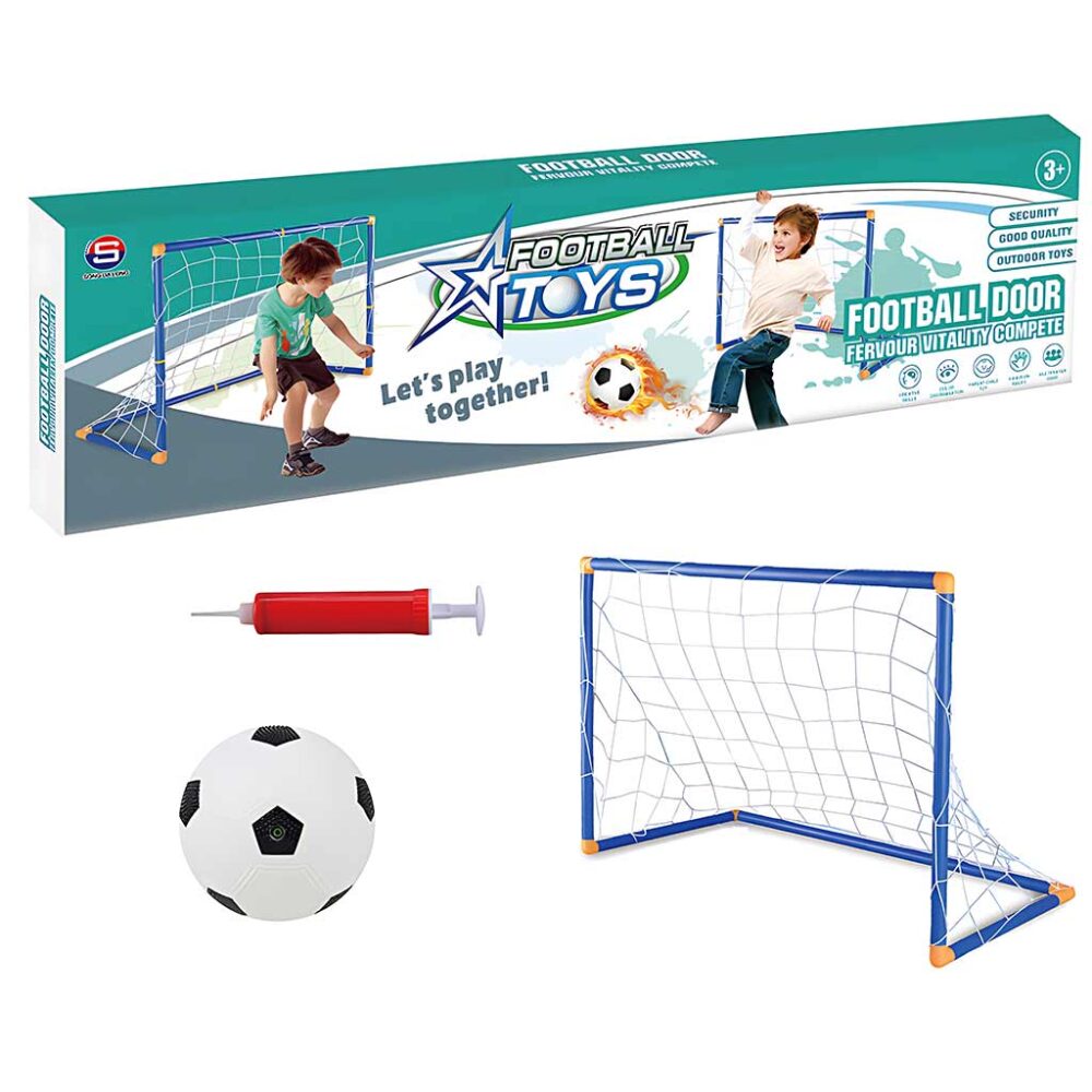 Nogometni Gol 60x41x30 Cm S Loptom I Pumpom