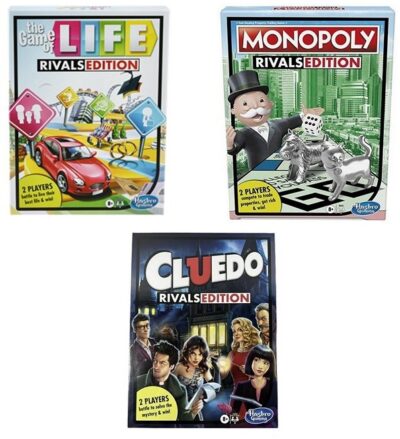Set 3 Društvene Igre Rivals Edition Cluedo, Monopoly I The Game Of Life