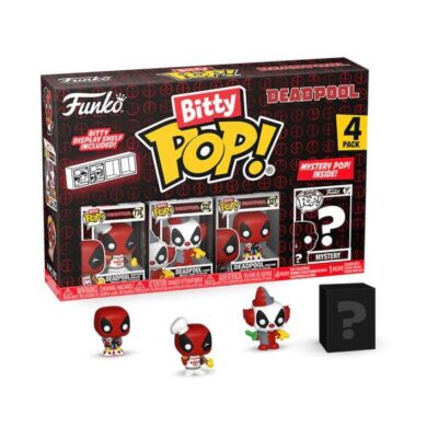 Deadpool Bitty POP! Vinyl Figure 4 Pack BBQ Master 2,5 Cm