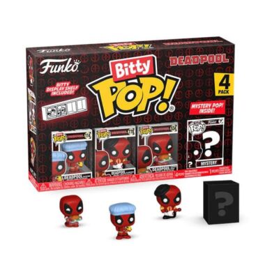 Deadpool Bitty POP! Vinyl Figure 4 Pack Bathtime 2,5 Cm