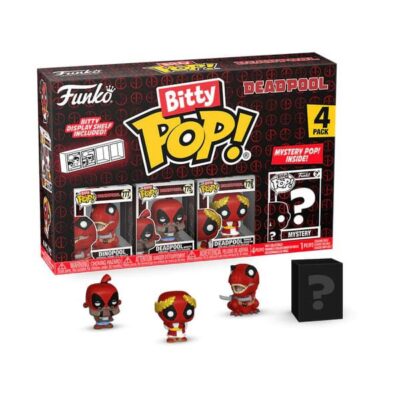 Deadpool Bitty POP! Vinyl Figure 4 Pack Dinopool 2,5 Cm