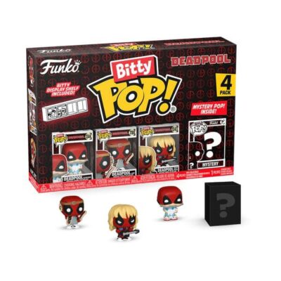 Deadpool Bitty POP! Vinyl Figure 4 Pack Sleepover 2,5 Cm