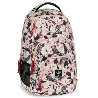 Flowery Pink cvjetni AU-2 školski ruksak Ars Una 53751