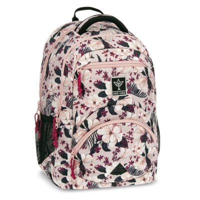 Flowery Pink ergonomski školski ruksak Ars Una 33752