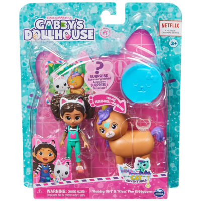Gabina Kuća Lutaka Gabby’s Set Za Igru Gabby & Kico Jednorog Set Figura Gabby’s Dollhouse