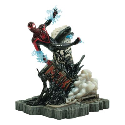 Marvel Spider Man 2 Gallery Deluxe Miles Morales PVC Diorama (Gamerverse) 25 Cm Diamond Select