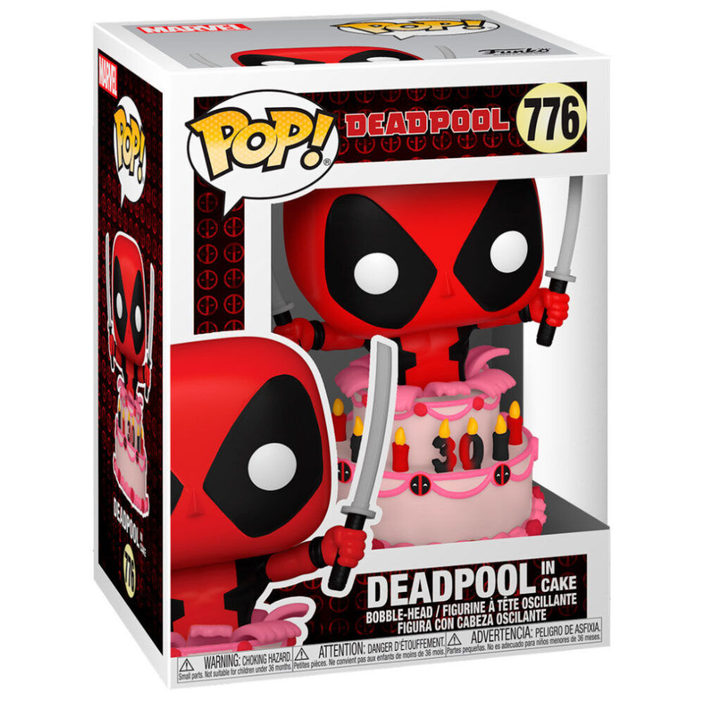 POP Figura Marvel Deadpool 30th Deadpool Na Torti 776 2