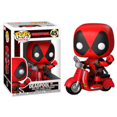 POP Figura Marvel Deadpool & Scooter 45