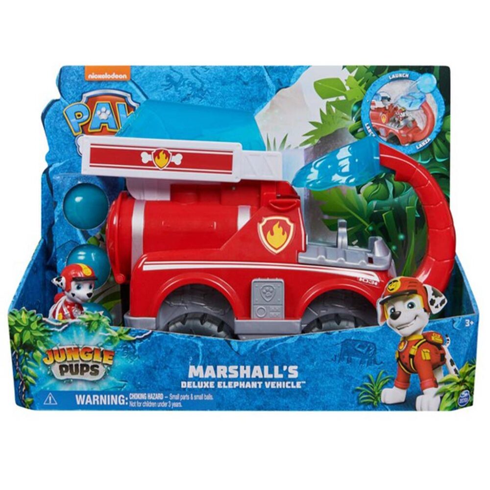 Paw Patrol Marshall Figura S Deluxe Vozilom Slona Spin Master