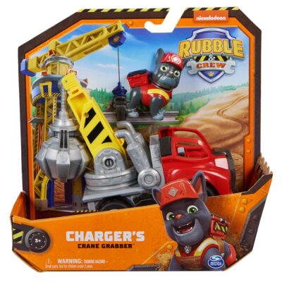 Paw Patrol Rubble & Crew Charger Crane Grabber Kamion Spin Master