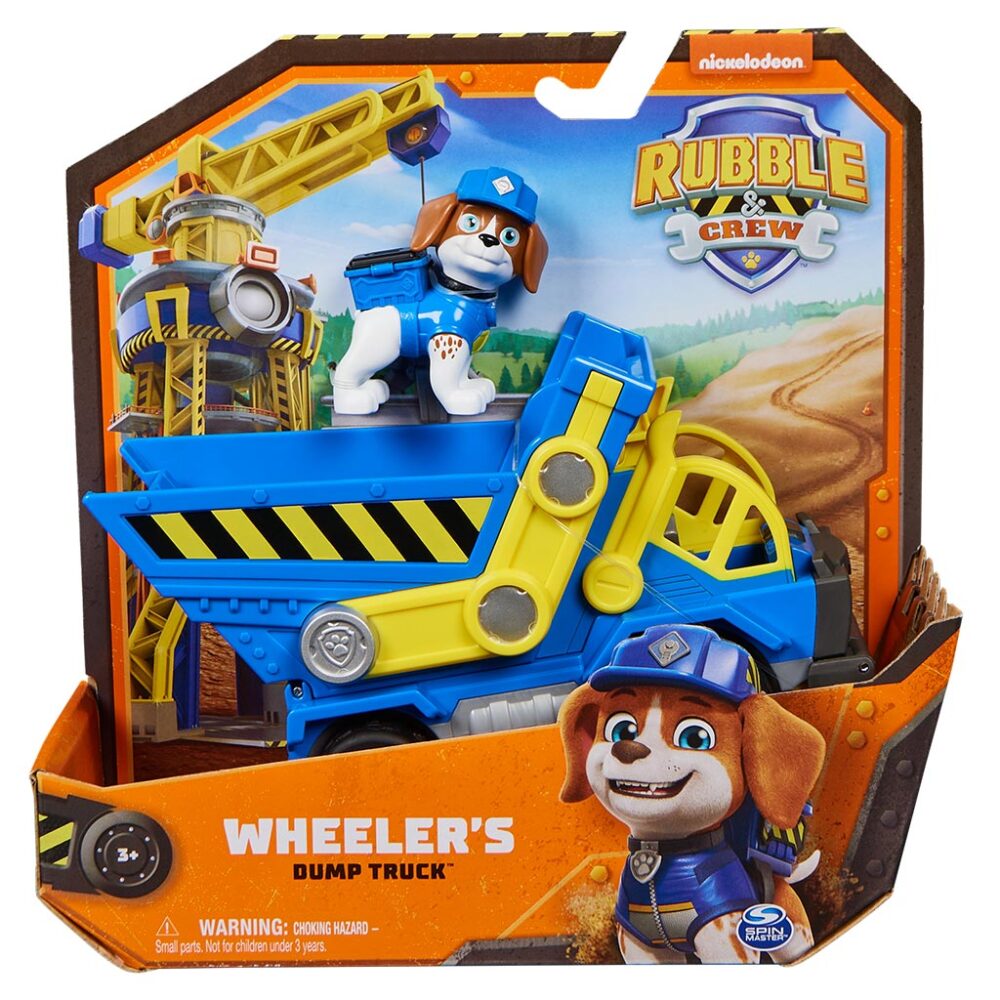 Paw Patrol Rubble Wheeler Dump Truck Spin Master