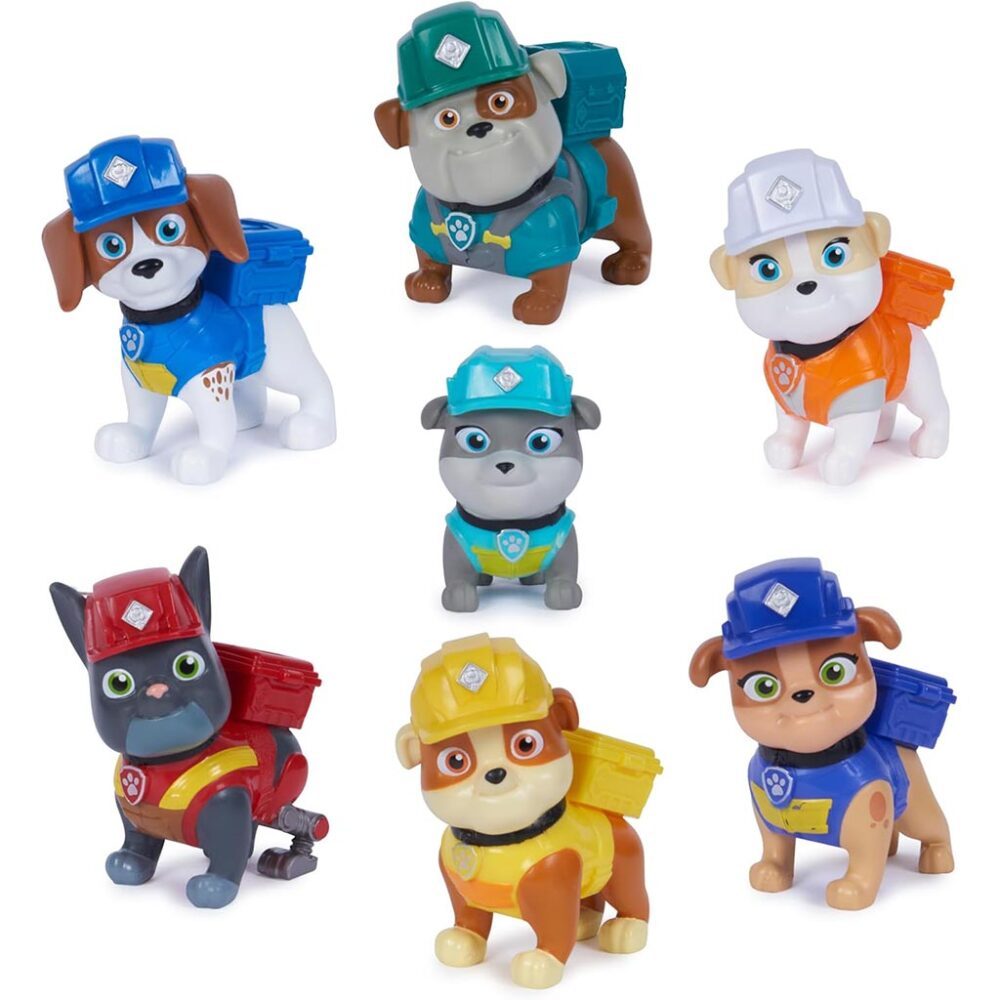 Paw Patrol Rubble I Njegov Tim 7 Pack Figure Spin Master 1