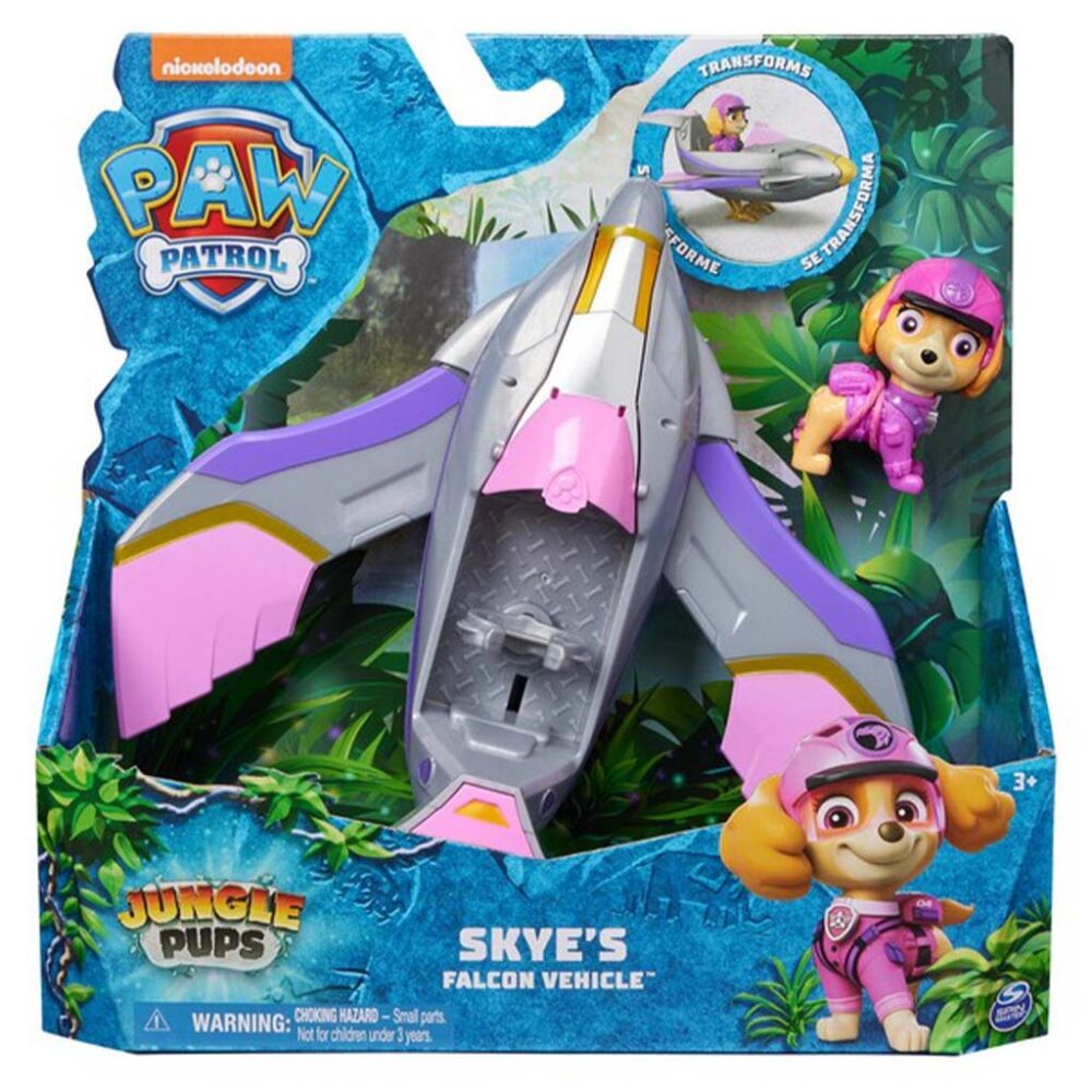 Paw Patrol Skye Jungle Figura S Vozilom Jastreba Spin Master