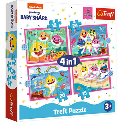 Baby Shark 4u1 Puzzle Trefl