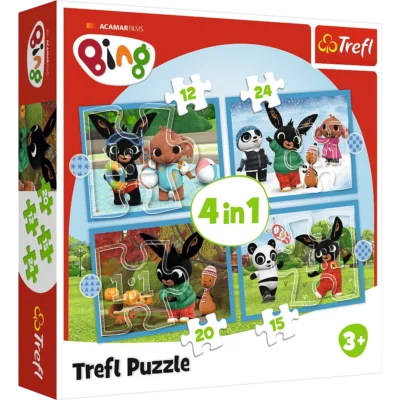 Bing i prijatelji 4u1 Puzzle Trefl 34631