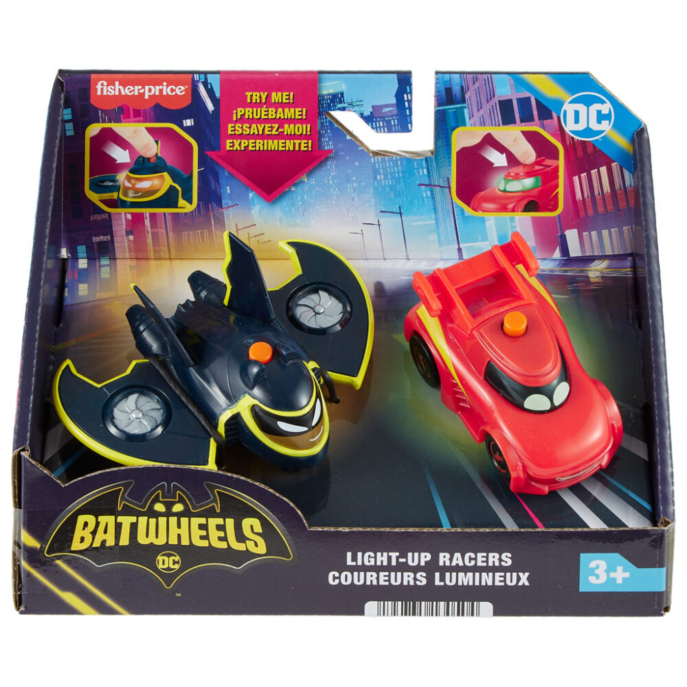 Fisher Price Light Up Racers Redbird And Batwing