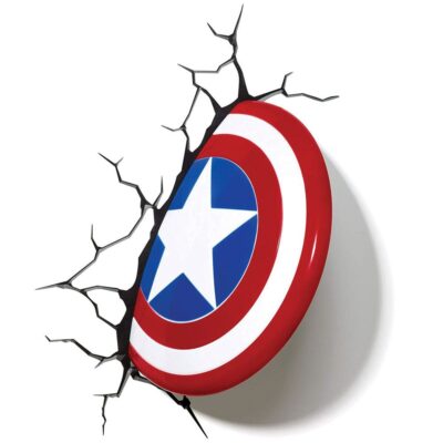 Marvel 3D LED Svjetlo Captain America Shield