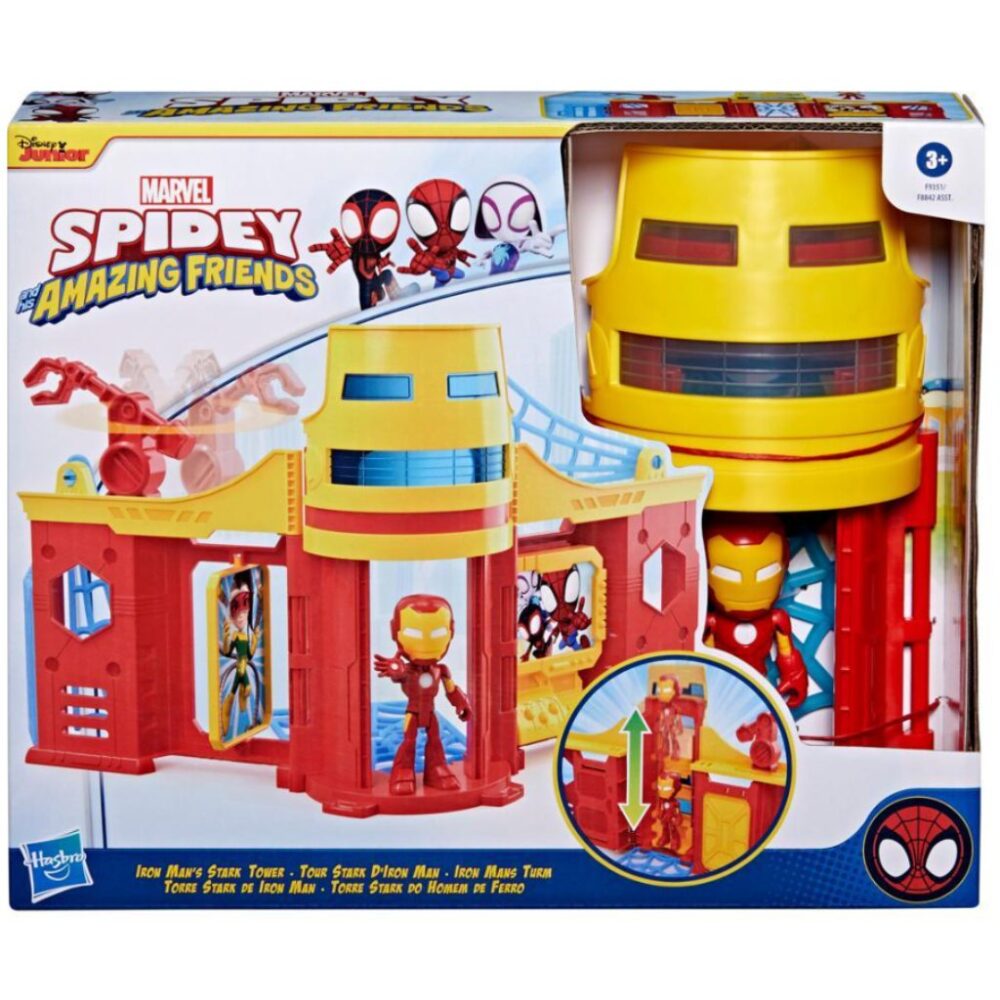 Marvel Spidey And His Amazing Friends Iron Man Stark Tower Set Za Igru