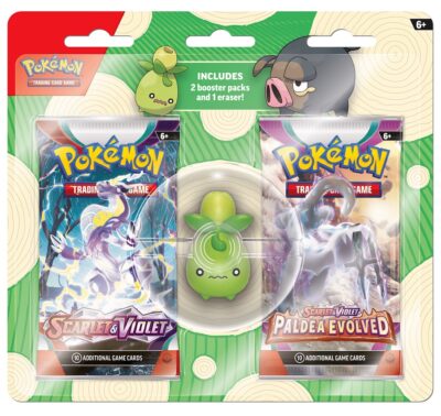 Pokemon Karte Back To School Eraser Blister