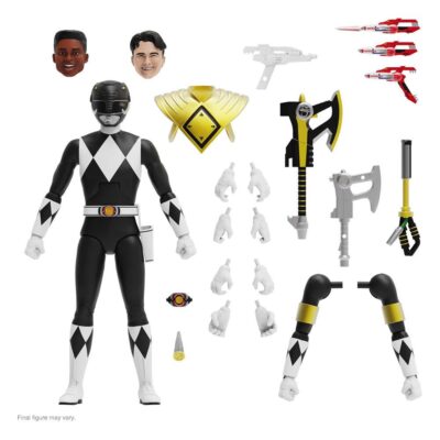 Power Rangers Mighty Morphin Ultimates Black Ranger akcijska figura 18 cm