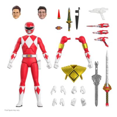 Power Rangers Mighty Morphin Ultimates Red Ranger Akcijska Figura 18 Cm