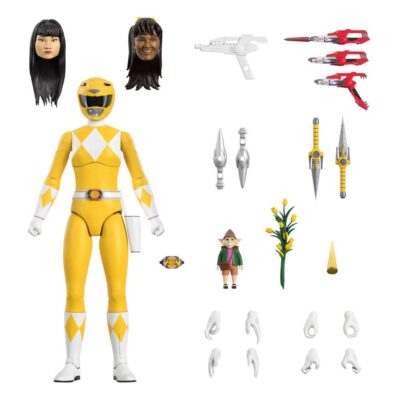 Power Rangers Mighty Morphin Ultimates Yellow Ranger Akcijska Figura 18 Cm