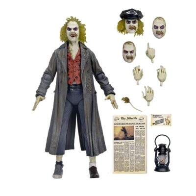 Beetlejuice 1988 Ultimate Action Figure 18 Cm Tour Guide The Bio Exorcist 60624