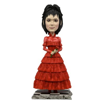 Beetlejuice Beetlejuice Head Knocker Bobble Head Lydia Wedding 20 Cm