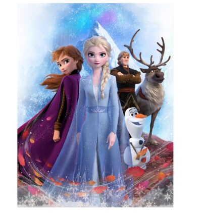 Disney Frozen Flis Deka 130×170 Cm