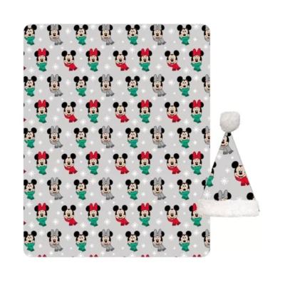 Disney Mickey I Minnie Mouse Set Kapa I Flis Deka 100x140 Cm