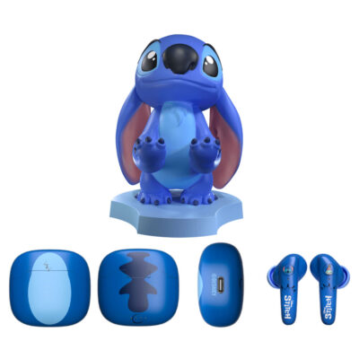 Disney Stitch Wireless Headphones & mini cable guy 1