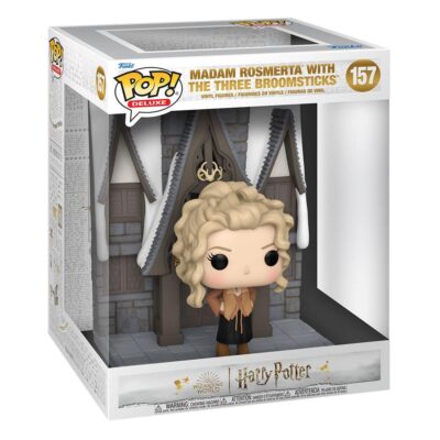 Harry Potter Chamber Of Secrets Anniversary POP! Deluxe Vinyl Figure Hogsmeade 3 Broomsticks W Madam Rosmerta 9 Cm