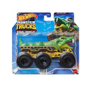 Hot Wheels Monster Trucks Big Bigs Cage Rattler Autić HWN92