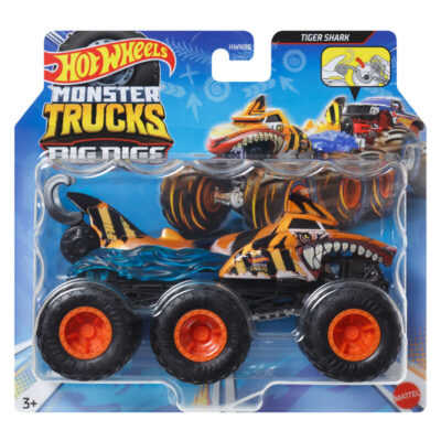 Hot Wheels Monster Trucks Big Bigs Tiger Shark Autić HWN88