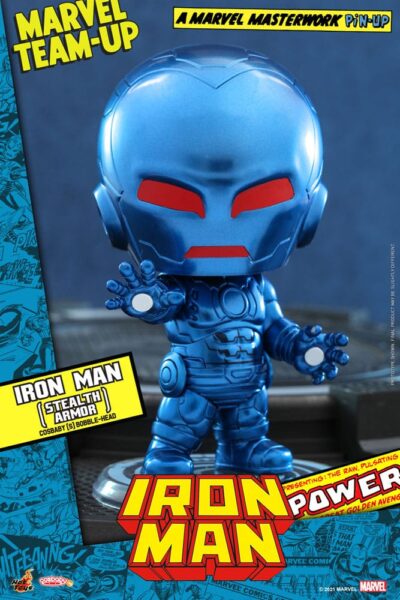 Marvel Comics Iron Man (Stealth Armor) 10 cm Cosbaby (S) Bobble-Head mini figura