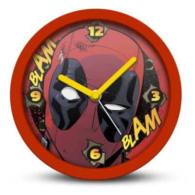 Marvel Deadpool Desk Clock Blam Blam Stolni Sat