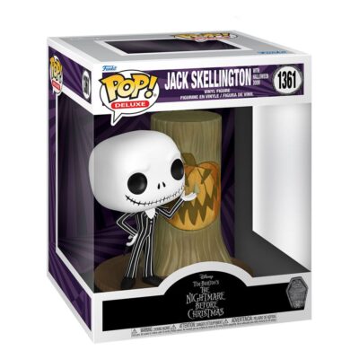 Nightmare Before Christmas 30th POP! Deluxe Vinyl Figura Jack W H.Town Door 9 Cm