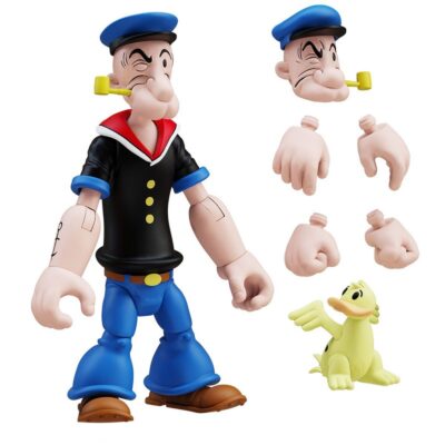 Popeye Akcijska Figura Wave 03 Popeye 1st Appearance Black Shirt 1 2