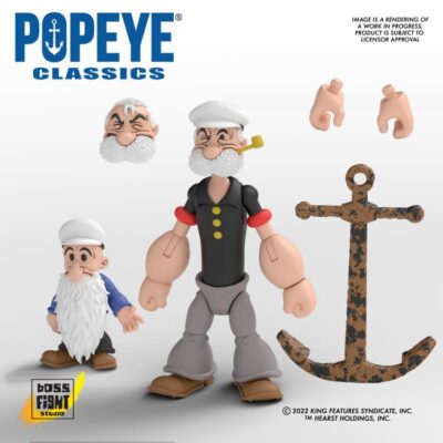 Popeye Akcijska Figura Wave 02 Poopdeck Pappy