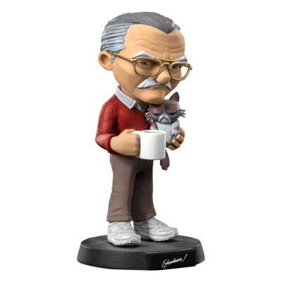 Stan Lee with Grumpy Cat 14 cm Stan Lee Mini Co. PVC Figura