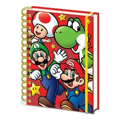 Super Mario Spiralna Bilježnica A5