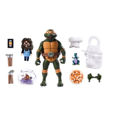 Teenage Mutant Ninja Turtles (Cartoon) Action Figure Ultimate Michelangelo VHS 18 Cm 4