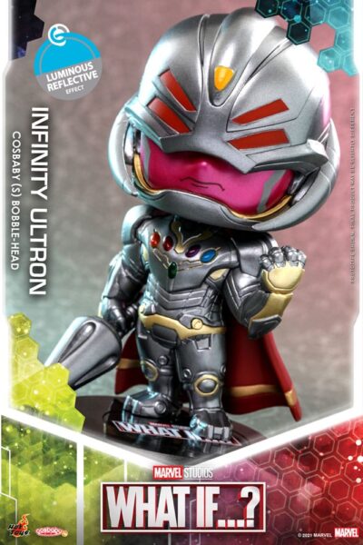 What If...? Party Infinity Ultron 10 cm Cosbaby (S) Bobble-Head Mini Figura