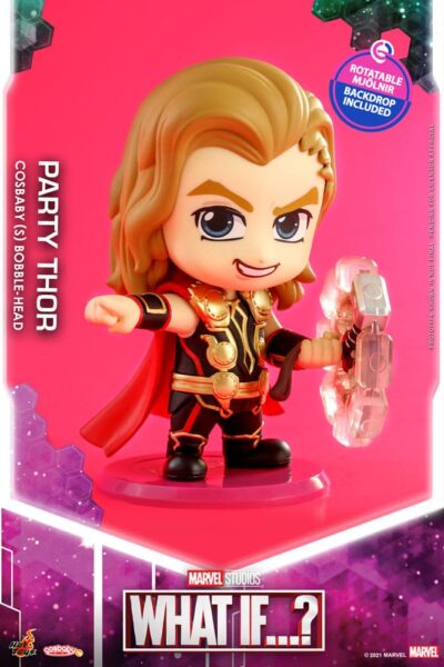 What If Party Thor 10 Cm CosbabyBobbleHead Mini Figura