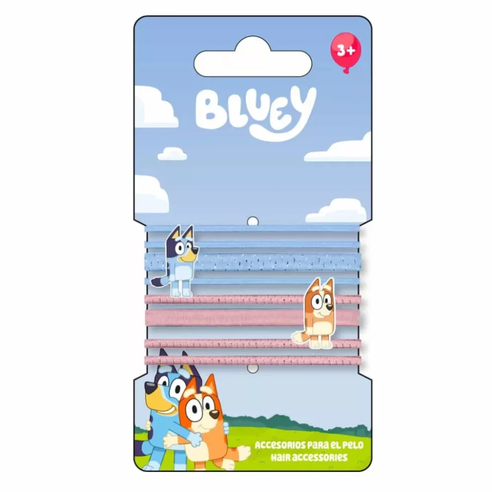 Bluey Gumice Za Kosu Set 8 Kom