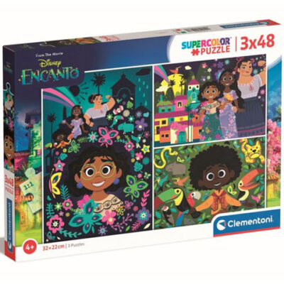 Disney Encanto 3x48 Kom Puzzle Supercolor Clementoni