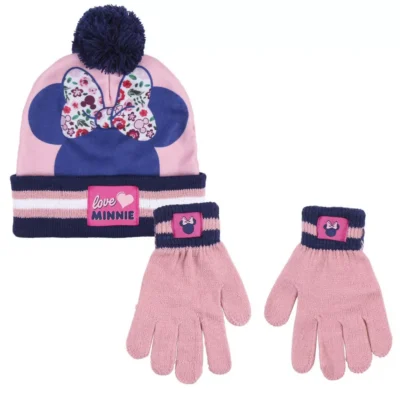 Disney Minnie Mouse Set Zimska Kapa I Rukavice Za Djecu