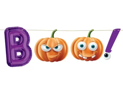 Halloween Boo Papirnata Grilanda 150 cm